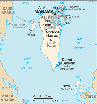 Bahrain <font size=-2>(Source: CIA Fact Book)</font>