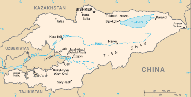 Kyrgyzstan <font size=-2>(Source: CIA Fact Book)</font>