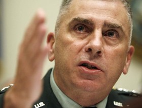 Army General John Abizaid, speaking at Harvard University's Kennedy School of Government on Saturday. <font size=-2>(Source: Reuters)</font>