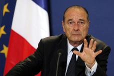 Defiant French President Jacques Chirac in June, 2005 <font size=-2>(Source: LeMonde)</font>