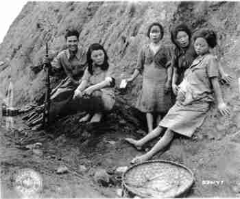 Pregnant World War II comfort women