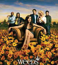 Publicity shot of TV series <i>Weeds,</i> about a single mother selling marijuana from her home. <font size=-2>(Source: Showtime)</font>