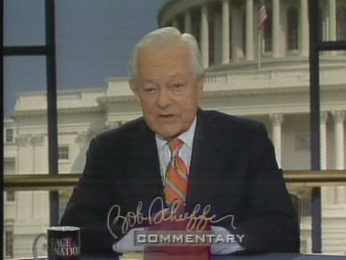 CBS's Bob Schieffer on Face the Nation. <font face=Arial size=-2>(Source: CBS)</font>