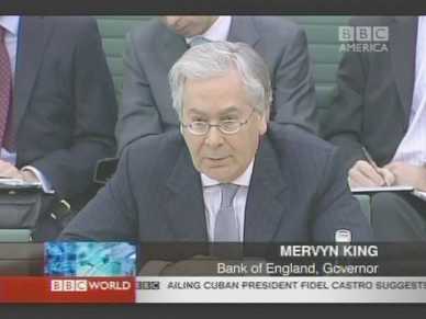 Mervyn King, Governor of Bank of England <font face=Arial size=-2>(Source: BBC)</font>