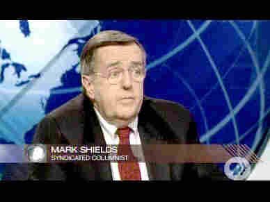 Pundit Mark Shields <font face=Arial size=-2>(Source: PBS)</font>