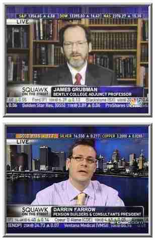 James Grubman (top) and Darrin Farrow <font face=Arial size=-2>(Source: CNBC)</font>