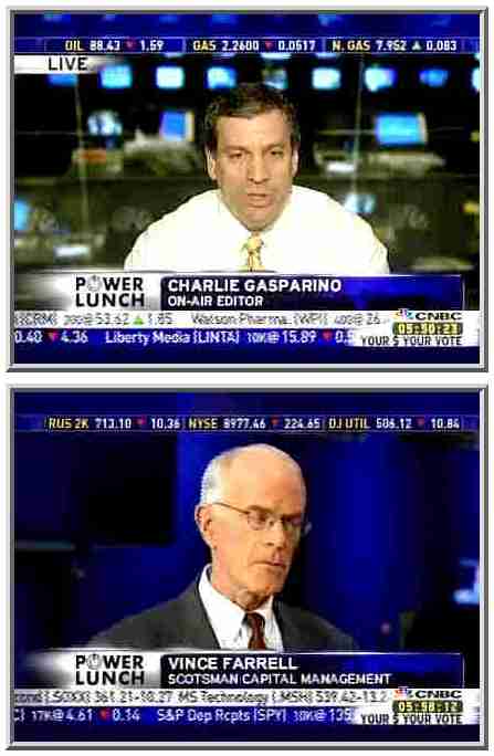 Charlie Gasparino (top) and Vince Farrell <font face=Arial size=-2>(Source: CNBC)</font>