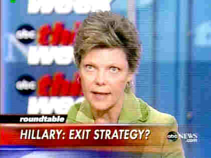 Cokie Roberts saying "cute young man" on <i>This Week With George Stephanopoulos</i>  <font size=-2>(Source: ABC)</font>