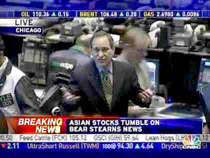 CNBC's Rick Santelli, speaking from the floor of the Chicago Board of Trade (CBOT) <font face=Arial size=-2>(Source: CNBC)</font>