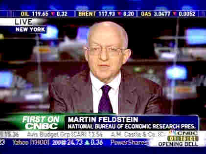 Martin Feldstein, president of the National Bureau of Economic Research <font face=Arial size=-2>(Source: CNBC)</font>