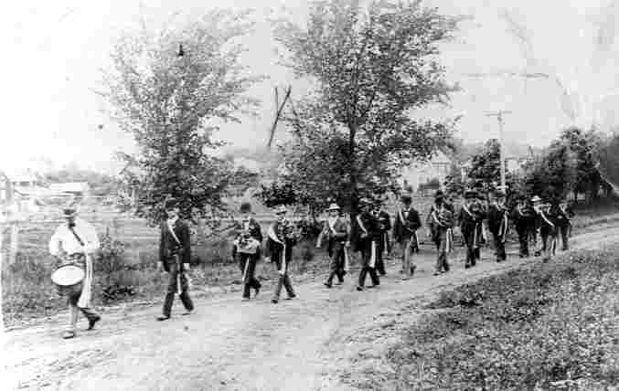 Decoration Day parade, 1875, Ames, Iowa