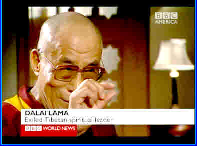 Dalai Lama describes his faith in China's government. <font face=Arial size=-2>(Source: BBC)</font>