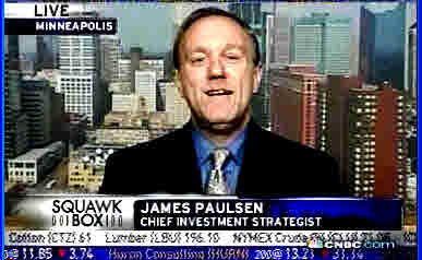 James Paulsen, chief investment strategist at Wells Capital Management <font face=Arial size=-2>(Source: CNBC)</font>