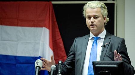 Geert Wilders <font face=Arial size=-2>(Source: NRC Handelsblad)</font>