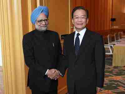 Dr. Manmohan Singh and Wen Jiabao (Xinhua)