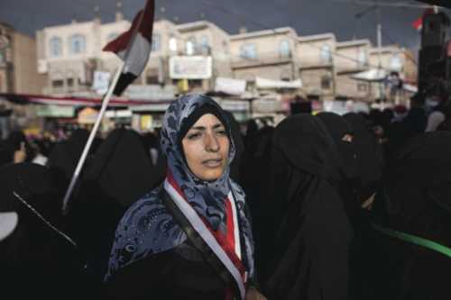 Tawakkol Karman, protest leader in Sanaa, Yemen (New Yorker)