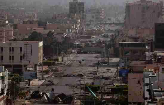 Tripoli Street, Misrata, Libya, view from a snipers' nest (AP)