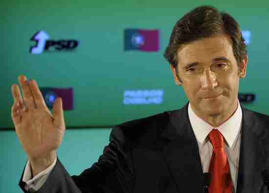 Pedro Passos Coelho, Portugal's new Prime Minister in waiting (AFP)