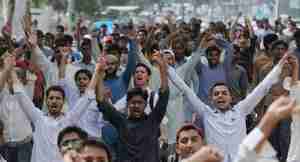 Anti-American rally in Karachi over gay rights event (AFP)