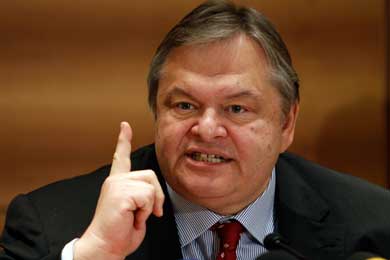 Greek Finance Minister Evangelos Venizelos on Tuesday