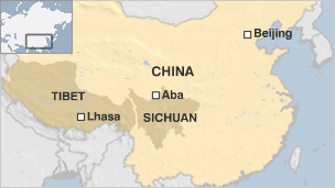 Site of Tibetan self-immolations (BBC)