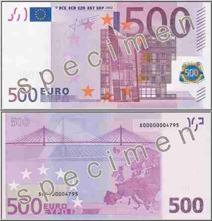 500 euro bill