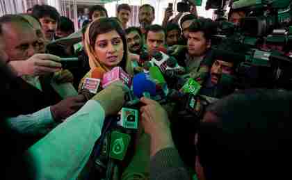 Pakistan's Foreign Minister Hina Rabbani Khar on Tuesday (AP)