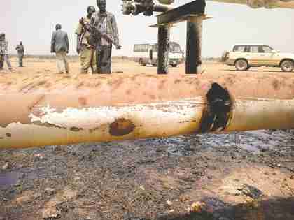 In early March, Sudan allegedly bombed a remote oil field at El Nar, nine miles from the jagged, contested border between Sudan and South Sudan, sending Chinese and other foreign oil workers scattering for their lives. (WaPost)