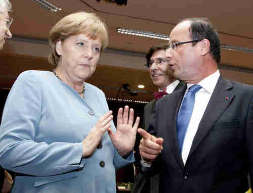 Merkel and Hollande