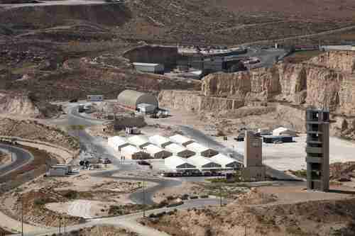 Military training camp in Jordan where U.S. allies are training Jordanian commandos in chemical weapons defense (AP)