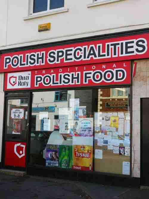 Polish food store in London (Getty)