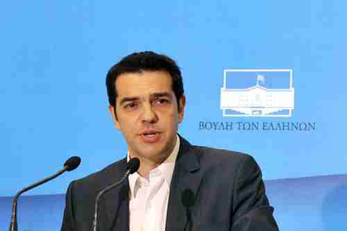 Greece's radical-left leader Alexis Tspiras (AFP)