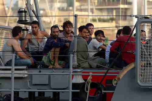 Survivors arriving in Valletta, the capital of Malta (Getty)