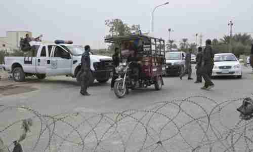 Iraqi security forces guard a checkpoint in Ramadi, Anbar province. (Reuters)