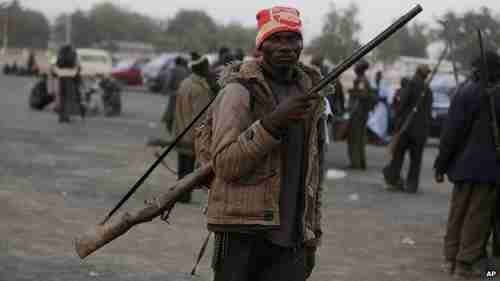 Vigilante fighter in Nigeria (AP)