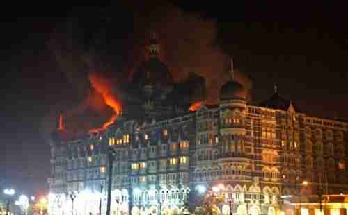 Mumbai's Taj Mahal Palace Hotel during the 2008 terror attack