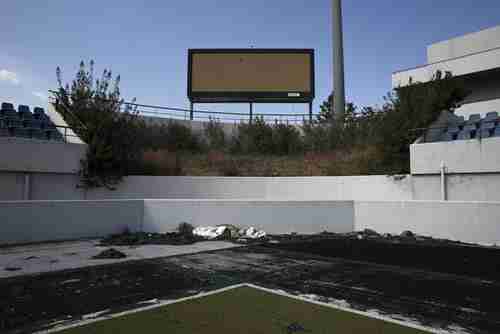 2014 photo of the abandoned stadium that hosted the hockey competition during the Athens 2004 Olympic Games (Reuters)