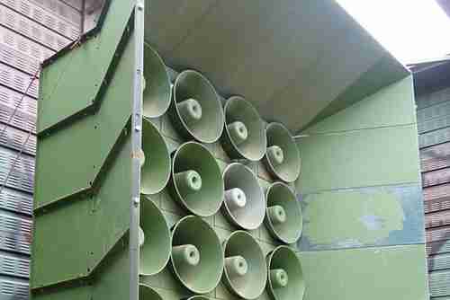 South Korean loudspeakers delivering propaganda to North Korea