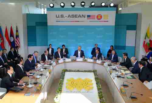 ASEAN meeting in California on Tuesday (AFP)