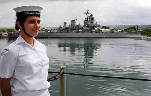 Royal Australian Navy Seaman Steward Ronelle Fitzgerald