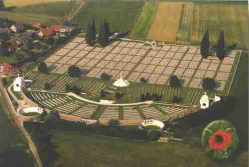 Tyne Cot War Cemetery, with graves of 11,954 soldiers in the British army (greatwar.co.uk)