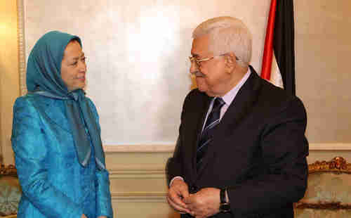 Maryam Rajavi's meeting in Paris with Mahmoud Abbas is infuriating Iran (Iran News Update)