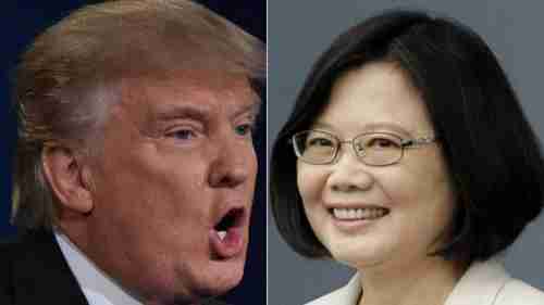 Trump and Tsai (South China Morning Post)