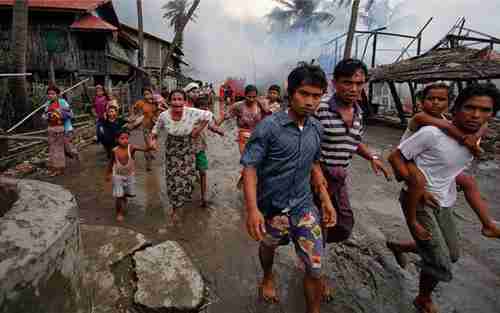 File photo of Rohingyas fleeing violence (Reuters)