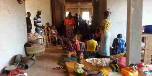 Hospital in Bangassou, Central African Republic, where civilians are fleeing violence (MSF)