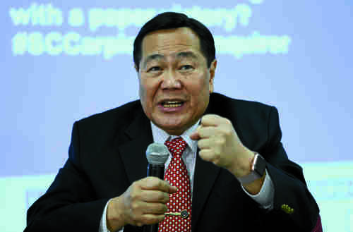 Philippines Supreme Court justice Antonio Carpio says that the government must confront China now.  Carpio helped the Philippines win the Hague Tribunal ruling that declared illegal China's activities in the South China Sea