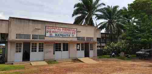 Hospital in Mbandaka, DRC, where Ebola patients will be treated (WHO)