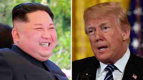 Kim Jong-un and Donald Trump