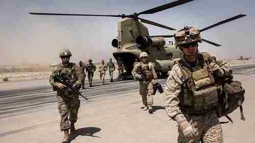 American soldiers in Camp Bost in Helmand Province, Afghanistan (Getty)