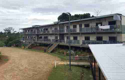 The East Lorengau Refugee Transit Center on Manus Island, Papua New Guinea (AP)